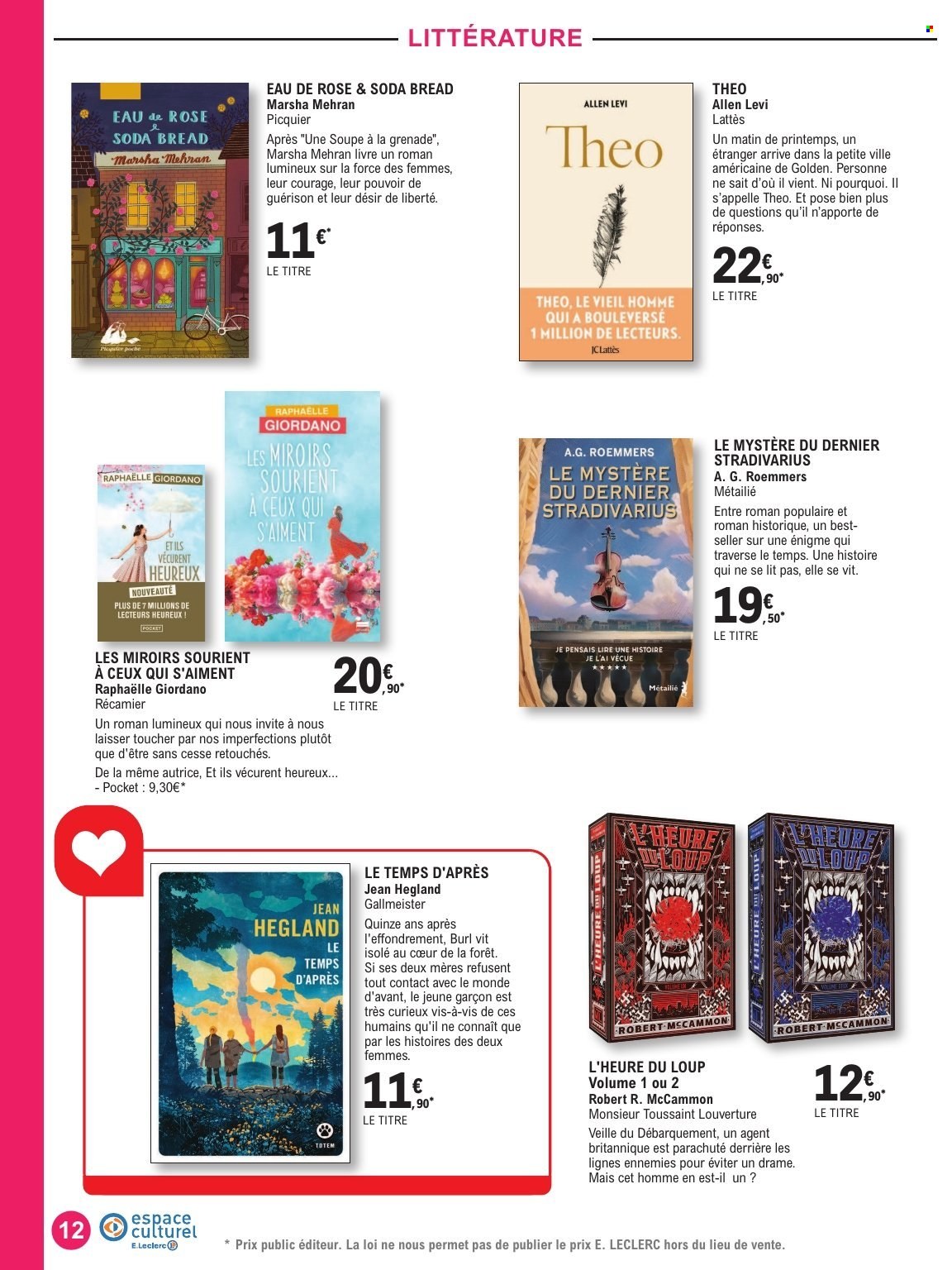 Catalogue E.Leclerc - 07.07.2026 - 25.07.2026. Page 12