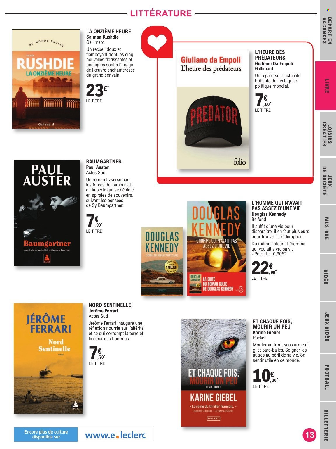 Catalogue E.Leclerc - 07.07.2026 - 25.07.2026. Page 13