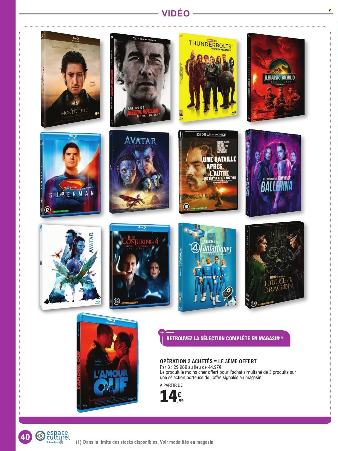 Catalogue E.Leclerc - 07.07.2026 - 25.07.2026. Page 40