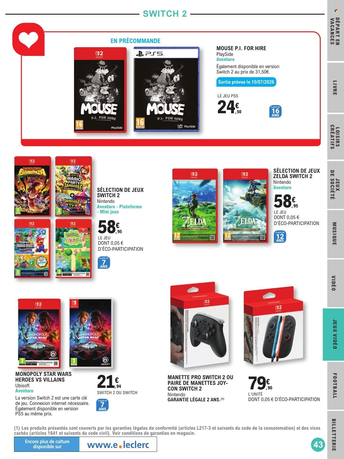 Catalogue E.Leclerc - 07.07.2026 - 25.07.2026. Page 43