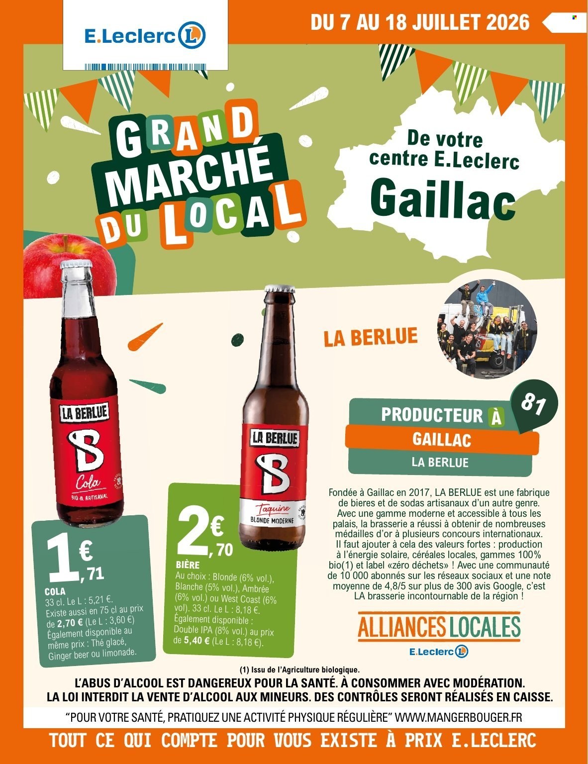 Catalogue E.Leclerc - 07.07.2026 - 18.07.2026. Page 1