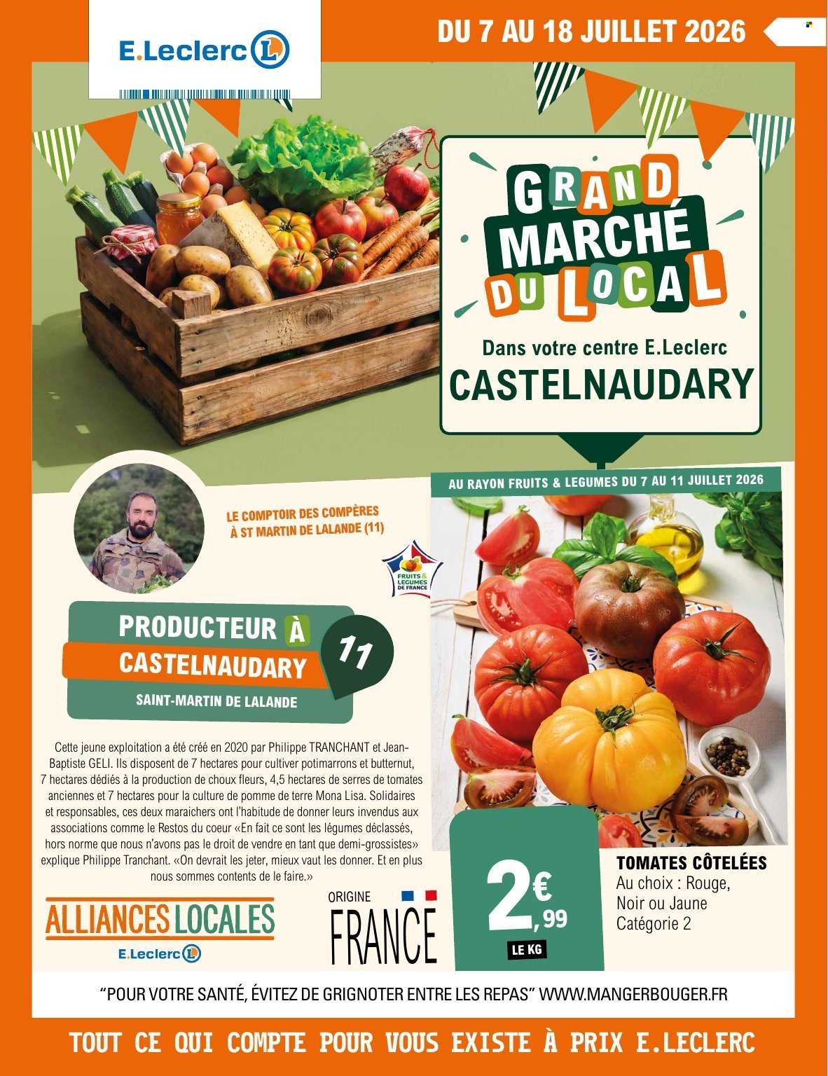 Catalogue E.Leclerc - 07.07.2026 - 18.07.2026. Page 1