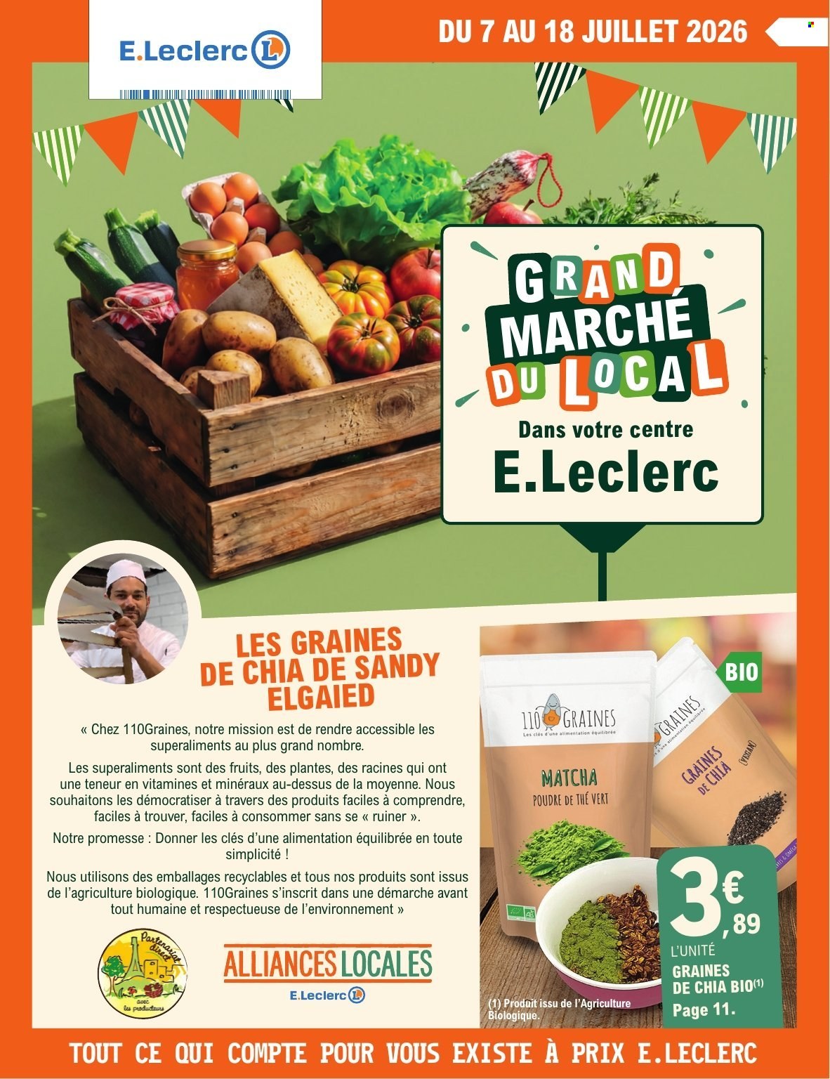 Catalogue E.Leclerc - 07.07.2026 - 18.07.2026. Page 1