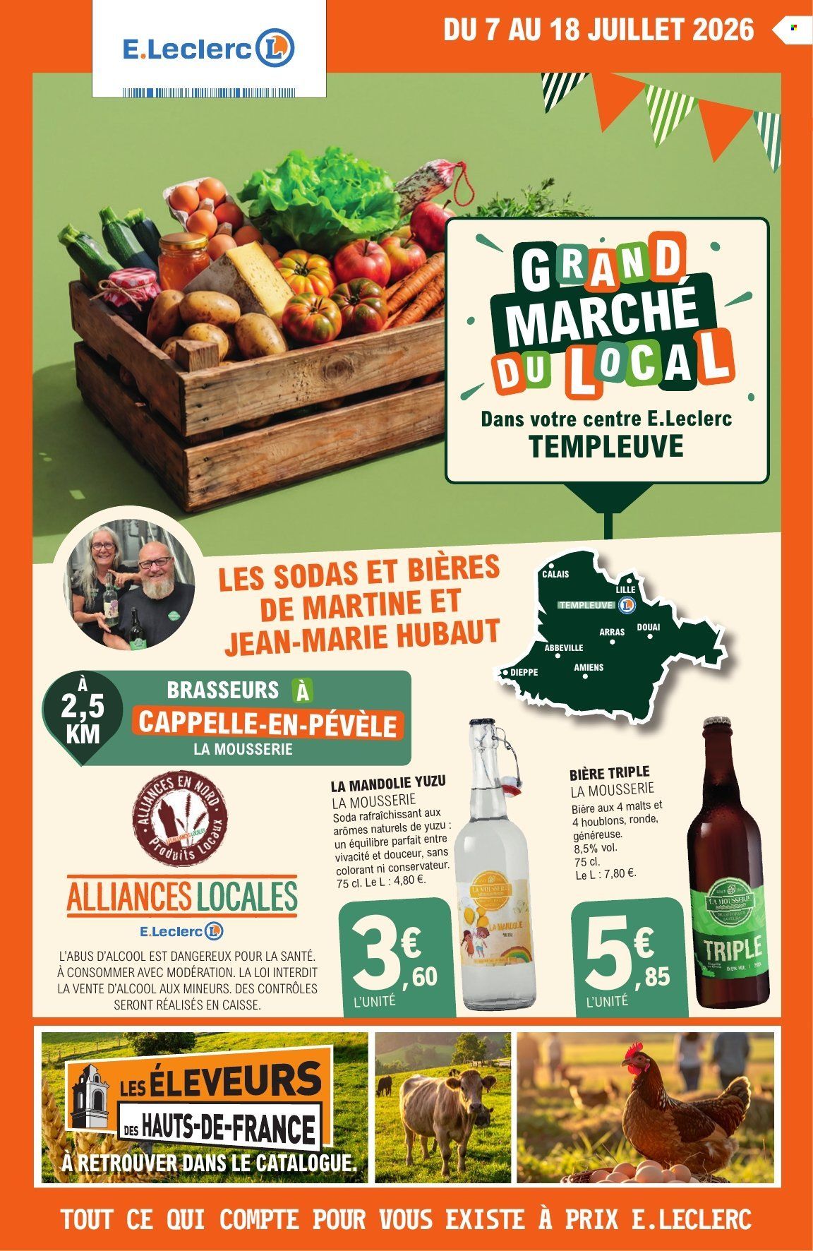 Catalogue E.Leclerc - 07.07.2026 - 18.07.2026. Page 1