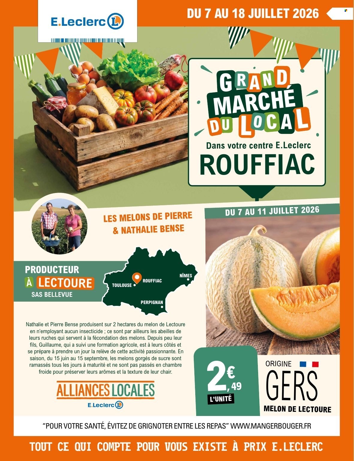 Catalogue E.Leclerc - 07.07.2026 - 18.07.2026. Page 1