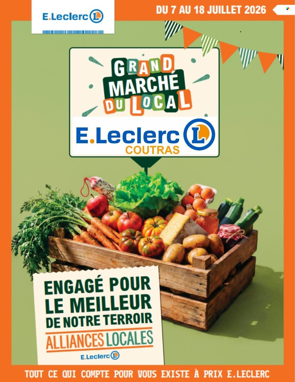Catalogue E.Leclerc - 07.07.2026 - 18.07.2026. Page 1