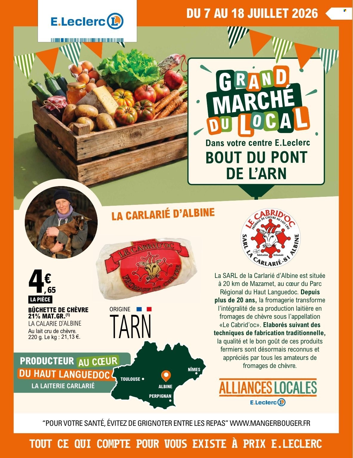 Catalogue E.Leclerc - 07.07.2026 - 18.07.2026. Page 1
