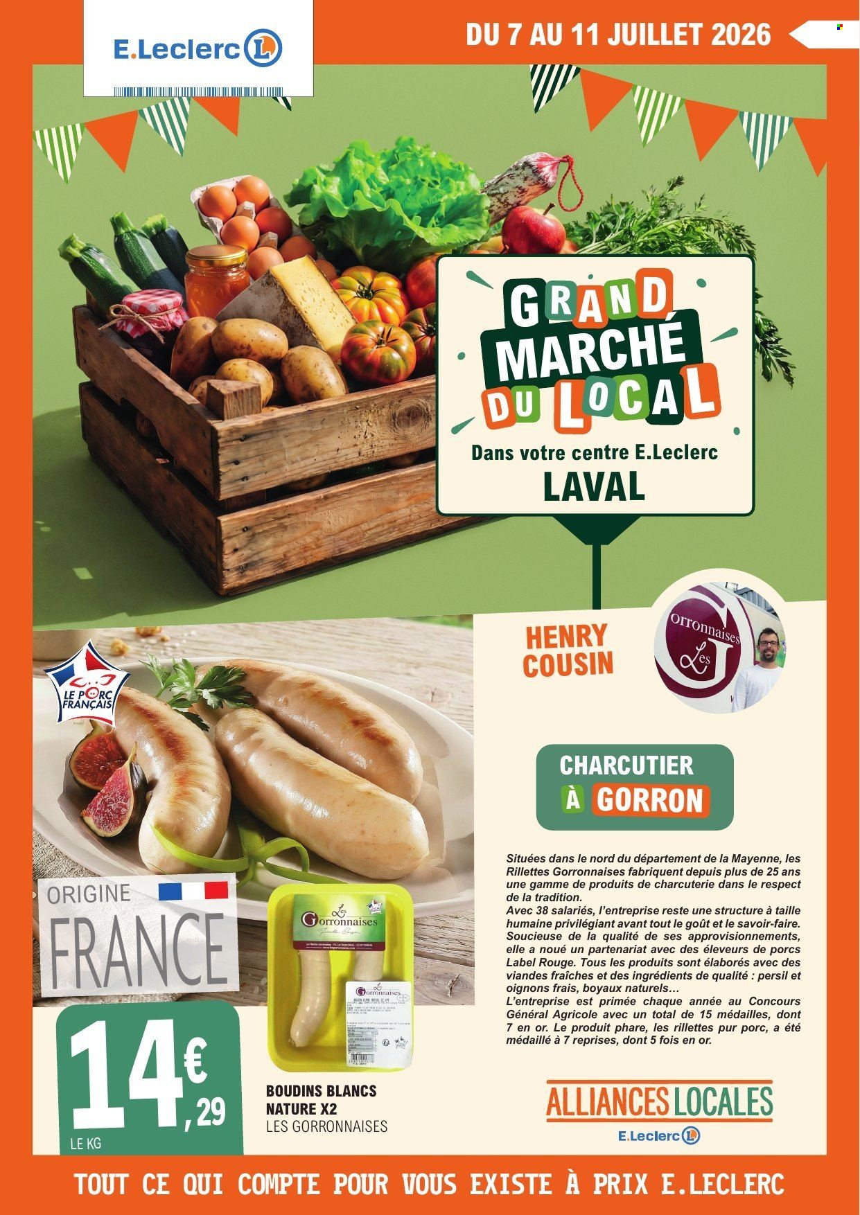 Catalogue E.Leclerc - 07.07.2026 - 11.07.2026. Page 1