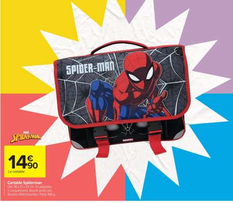 Cartable Spiderman