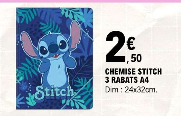 CHEMISE STITCH 3 RABATS A4