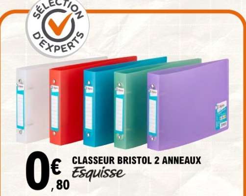 Classeur Bristol 2 Anneaux Esquisse