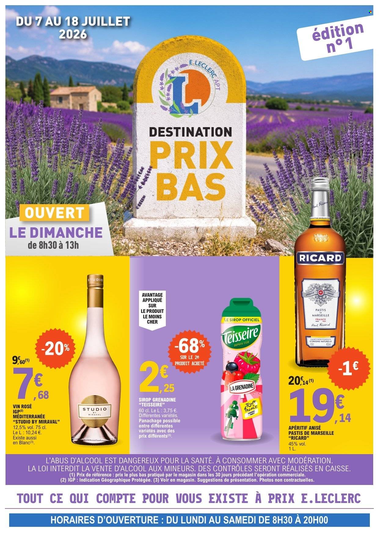 Catalogue E.Leclerc - 07.07.2026 - 18.07.2026. Page 1