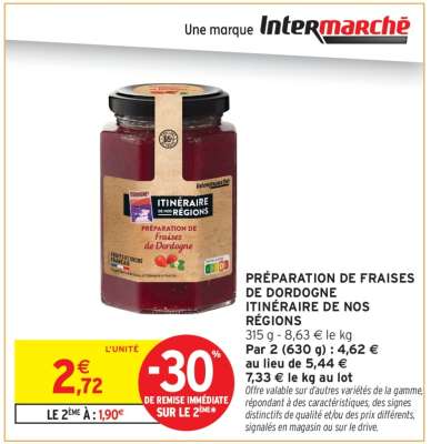 PRÉPARATION DE FRAISES DE DORDOGNE ITINÉRAIRE DE NOS RÉGIONS