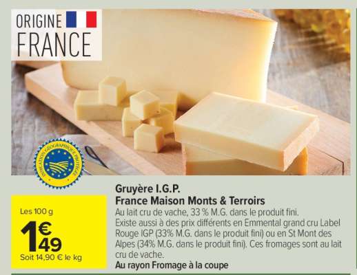 Gruyère I.G.P.