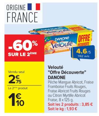 Velouté «Offre Découverte» DANONE
