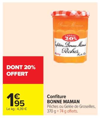 Confiture 'Bonne Maman'