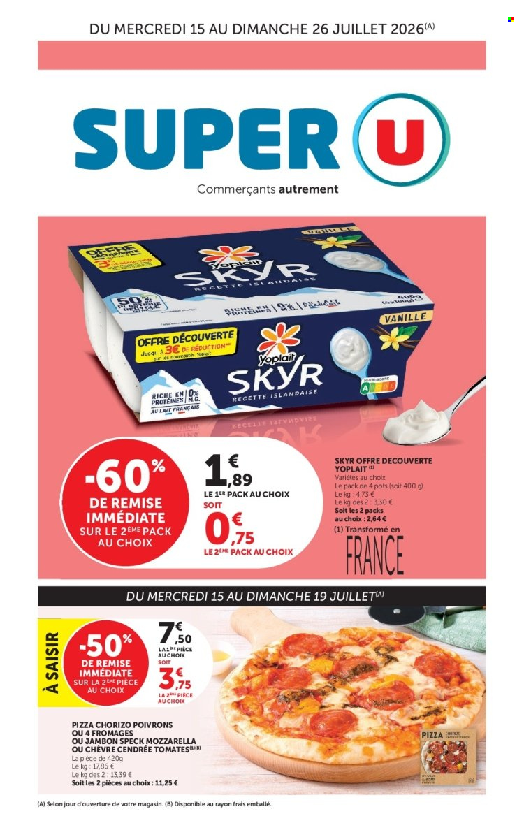 Catalogue SUPER U - 15.07.2026 - 26.07.2026. Page 1