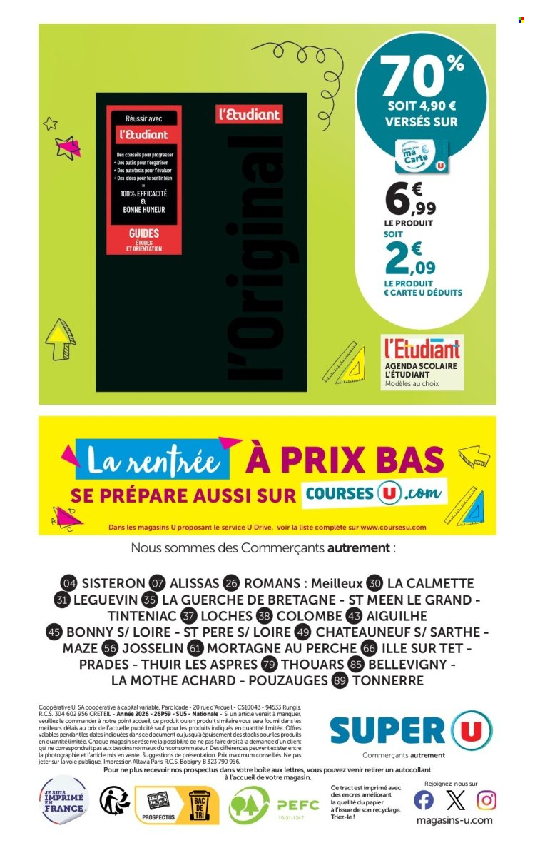 Catalogue SUPER U - 15.07.2026 - 09.08.2026. Page 32