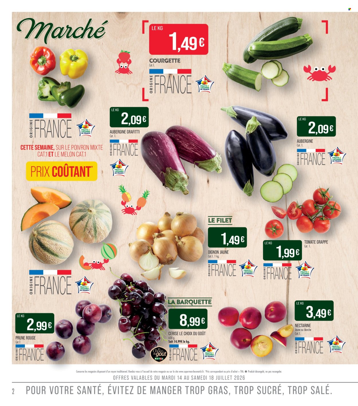 Catalogue Supermarché Match - 14.07.2026 - 26.07.2026. Page 2