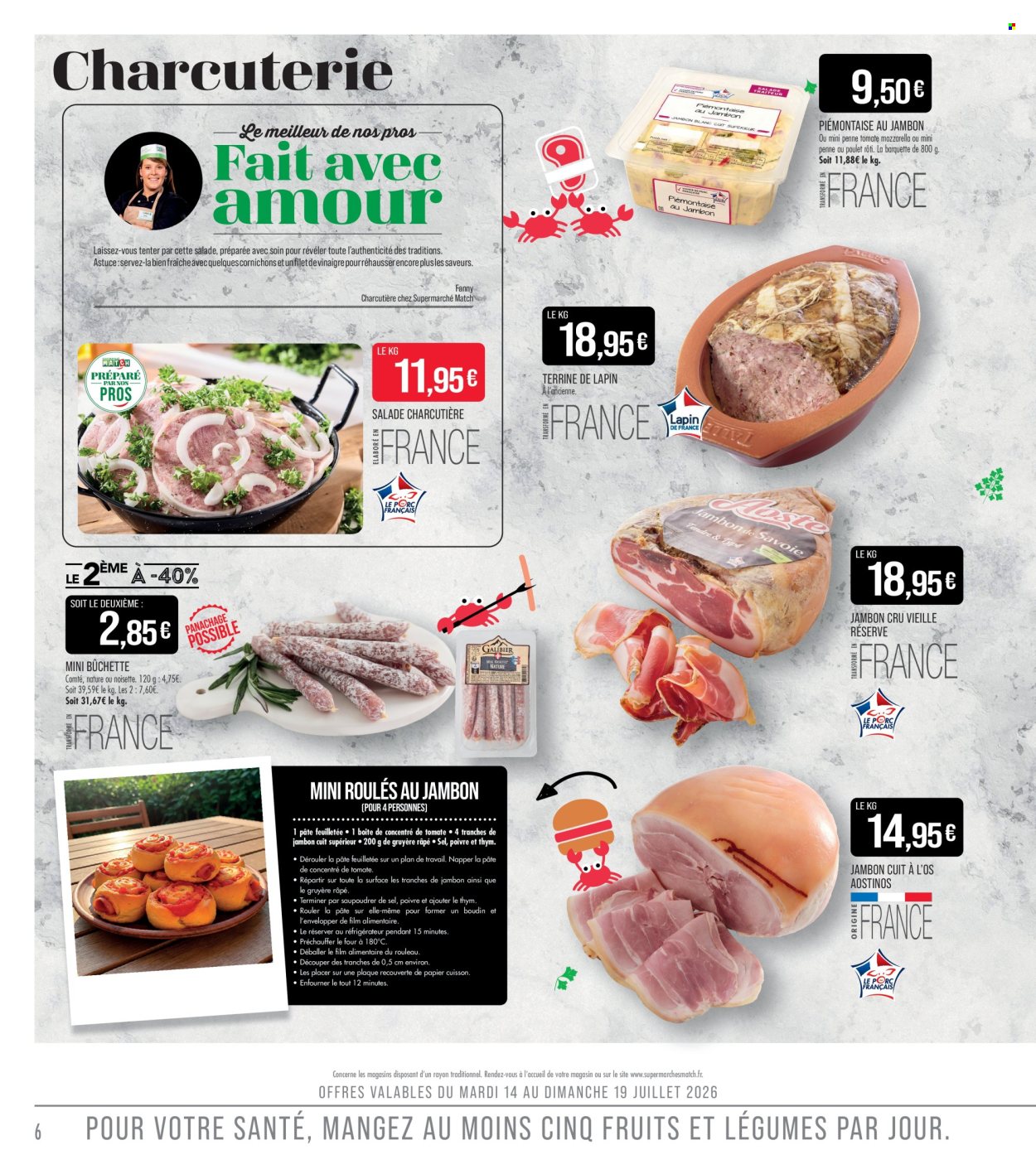Catalogue Supermarché Match - 14.07.2026 - 26.07.2026. Page 6