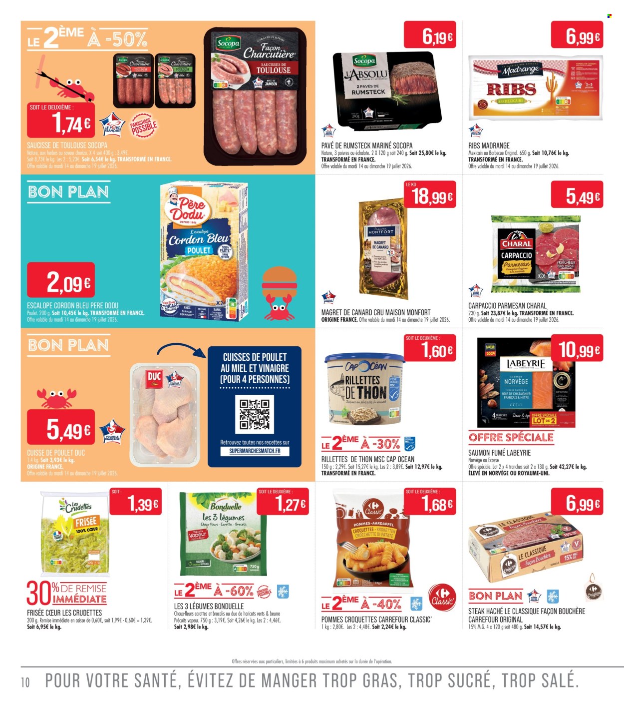 Catalogue Supermarché Match - 14.07.2026 - 26.07.2026. Page 10