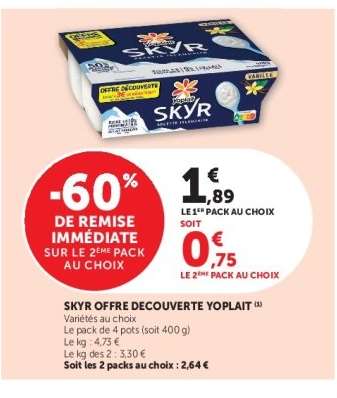 Skyr «Offre Découverte» YOPLAIT