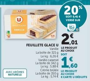 FEUILLETE GLACE U