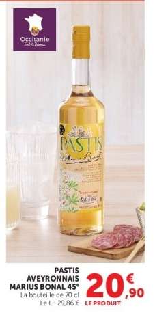 PASTIS AVEYRONNAIS MARIUS BONAL 45°