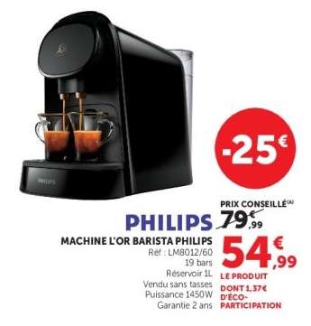 PHILIPS MACHINE L'OR BARISTA PHILIPS