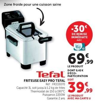 Friteuse Easy Pro Tefal