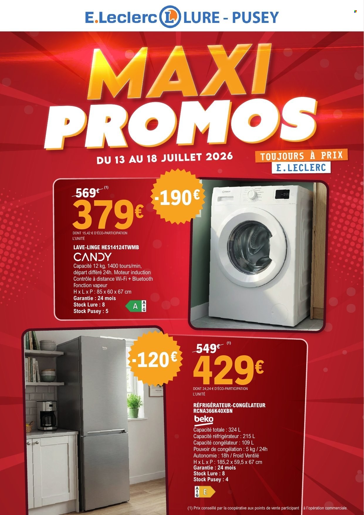 Catalogue E.Leclerc - 13.07.2026 - 18.07.2026. Page 1