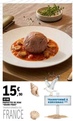 PAUPIETTES DE VEAU "GOZOKI FRAIS"