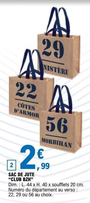SAC DE JUTE “CLUB BZH”