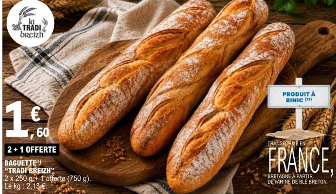 Baguette "Tradi Breizh"