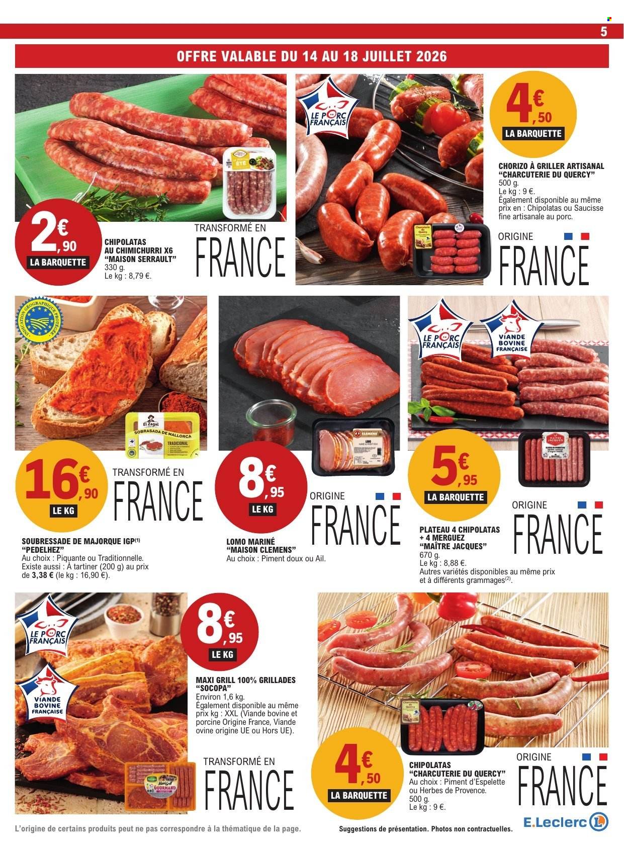 Catalogue E.Leclerc - 14.07.2026 - 25.07.2026. Page 5