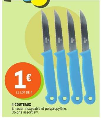 4 COUTEAUX
