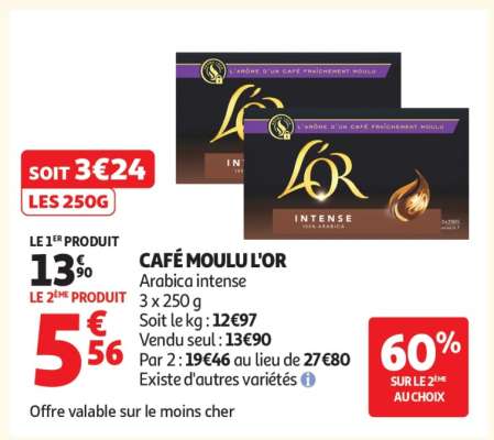 Café Moulu L'or