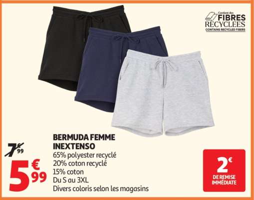 Bermuda Femme Inextenso