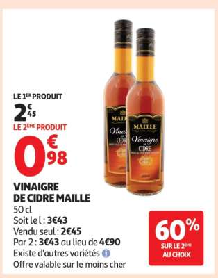 VINAIGRE DE CIDRE MAILLE
