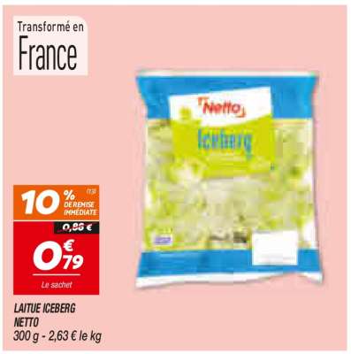 LAITUE ICEBERG NETTO