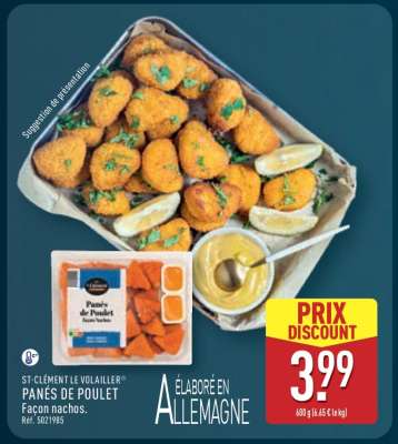 ST-CLÉMENT LE VOLAILLER® PANÉS DE POULET Façon nachos
