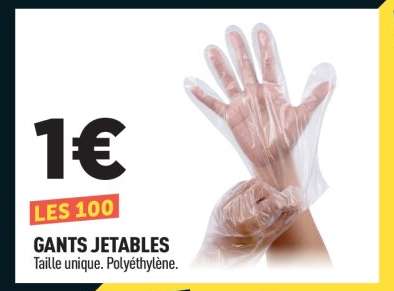 GANTS JETABLES