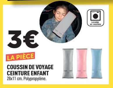 COUSSIN DE VOYAGE CEINTURE ENFANT