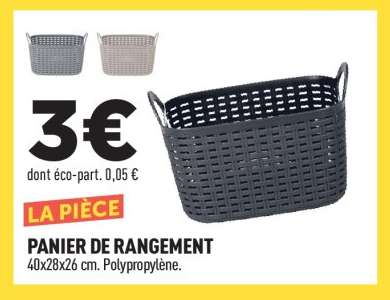 Panier de rangement