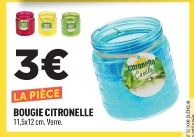BOUGIE CITRONELLE