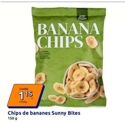Chips de bananes Sunny Bites