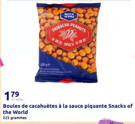 Boules de cacahuètes à la sauce piquante Snacks of the World