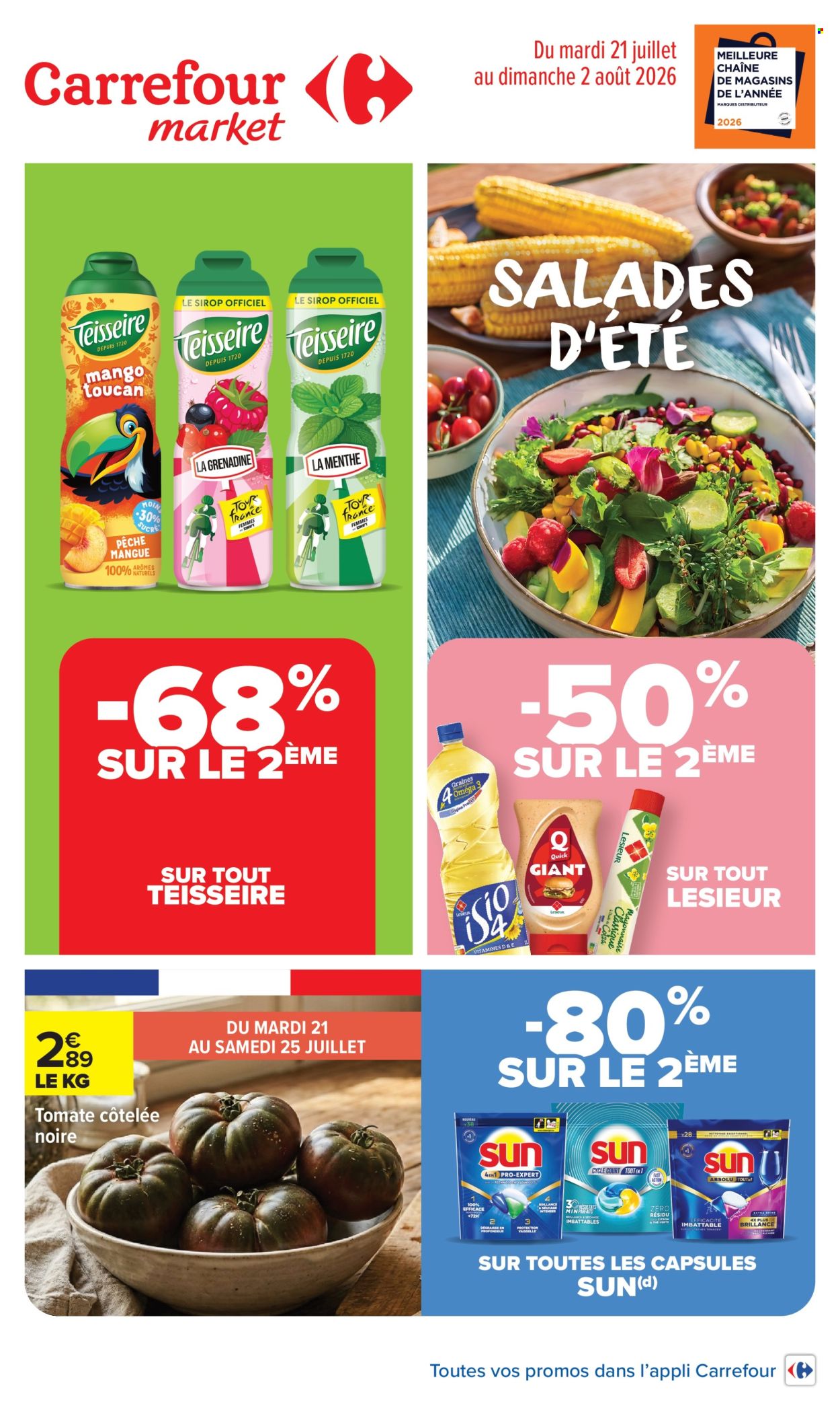 Catalogue Carrefour Market - 21.07.2026 - 02.08.2026. Page 1