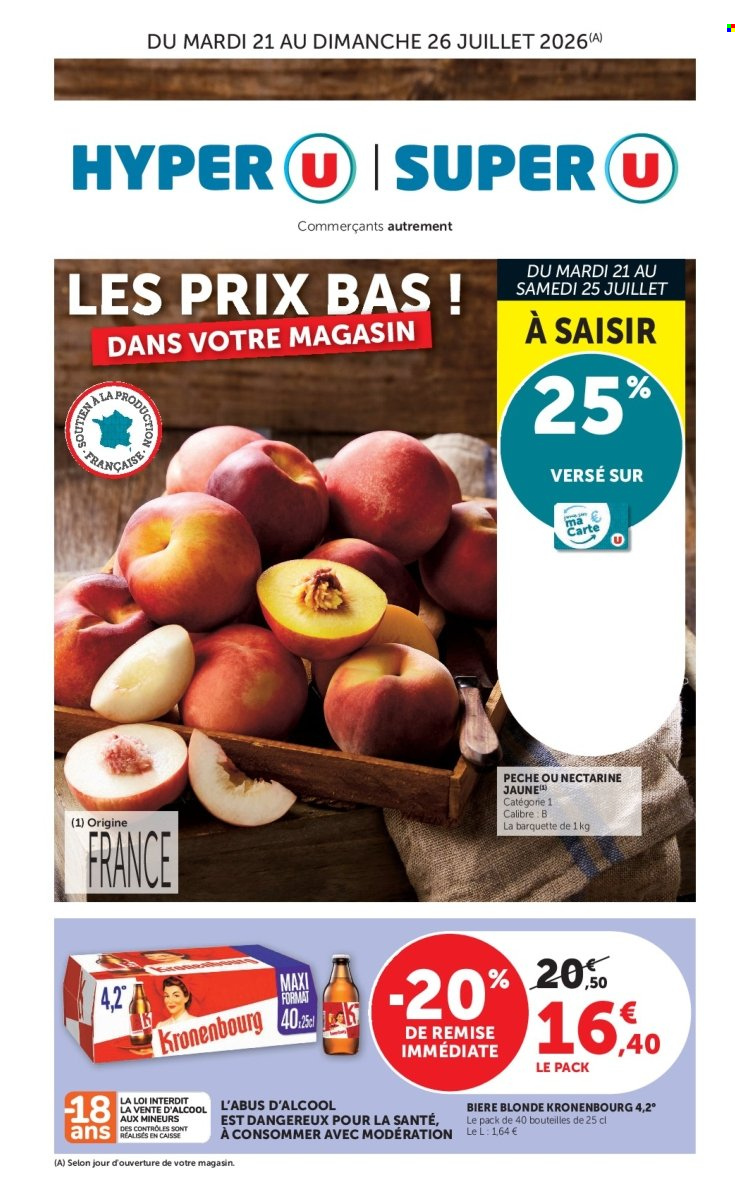 Catalogue Magasins U - 21.07.2026 - 26.07.2026. Page 1