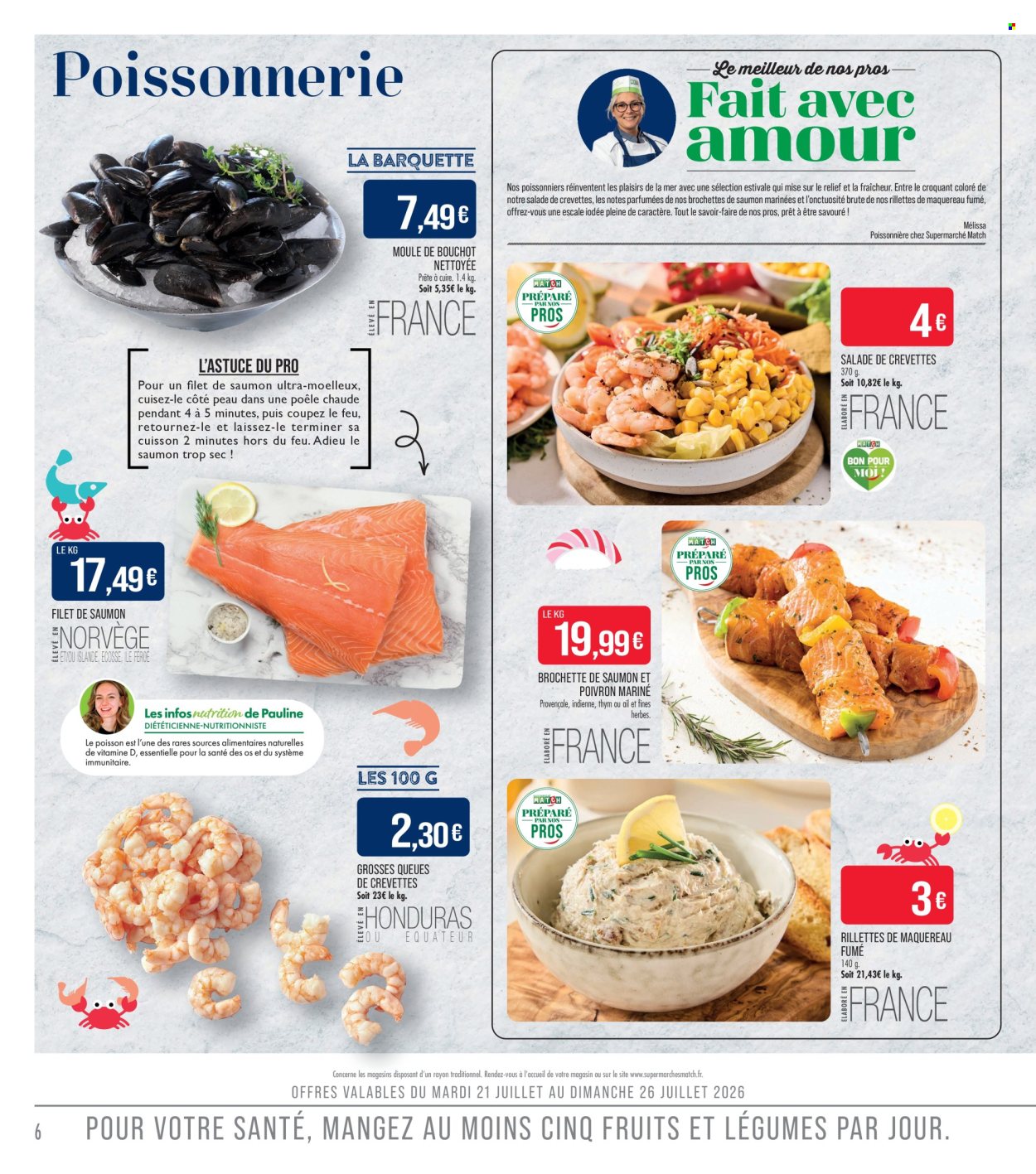 Catalogue Supermarché Match - 21.07.2026 - 02.08.2026. Page 6